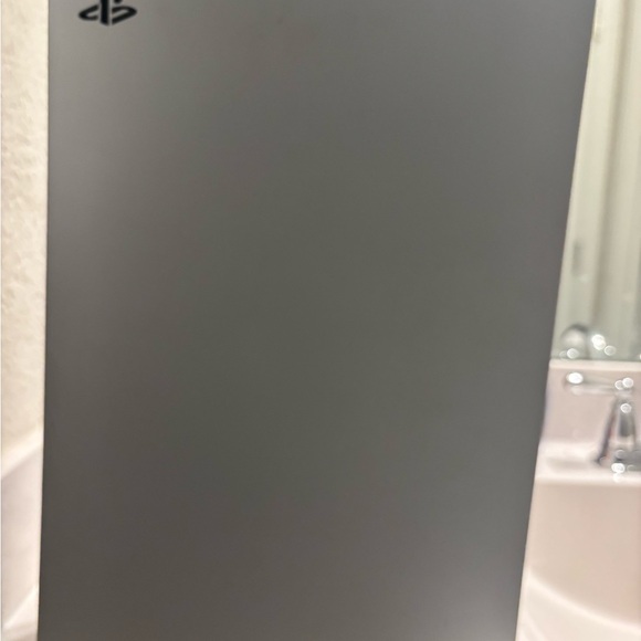 White and Black Gaming Console